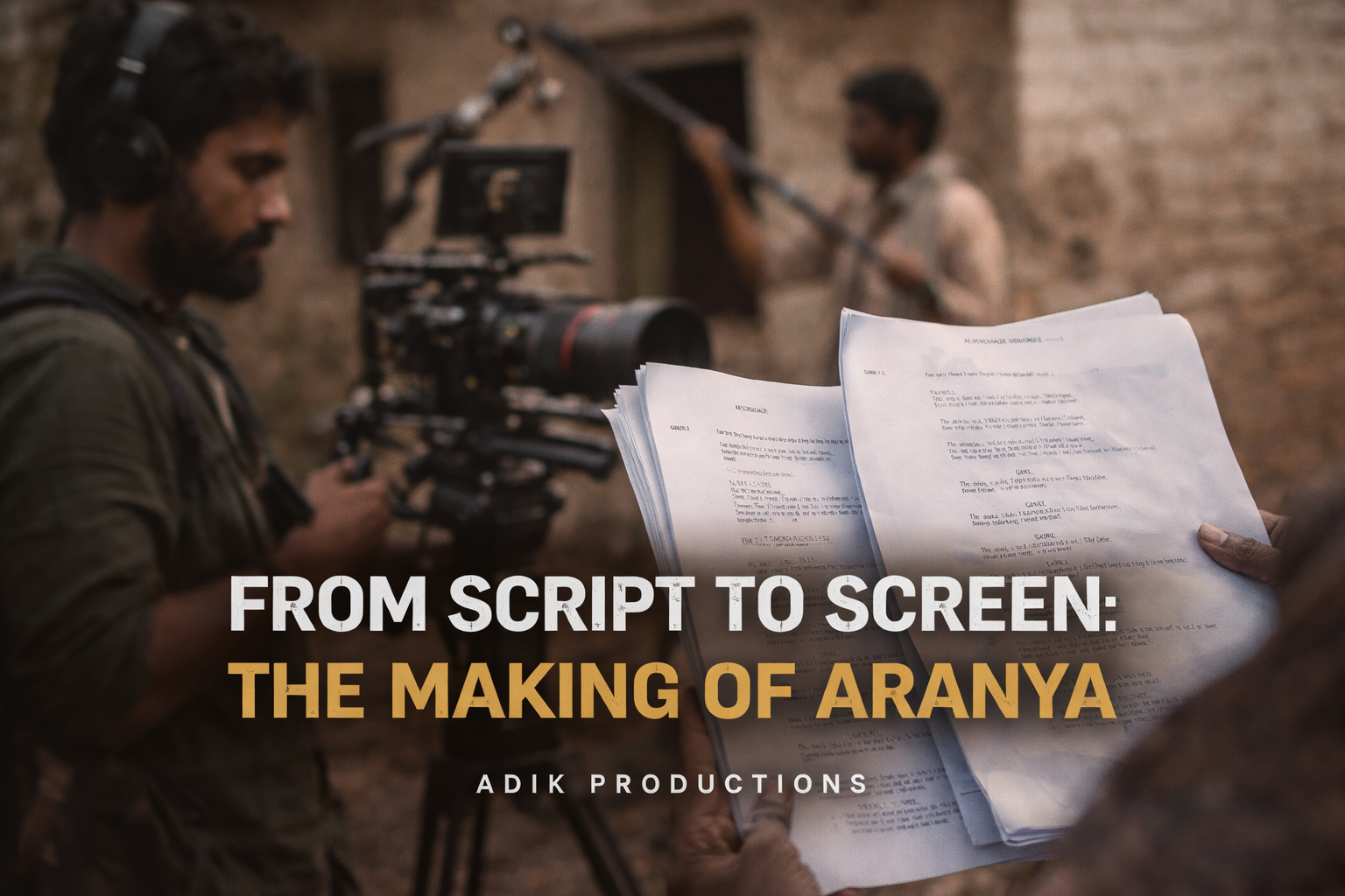 From Script to Screen: The Making of Aranya