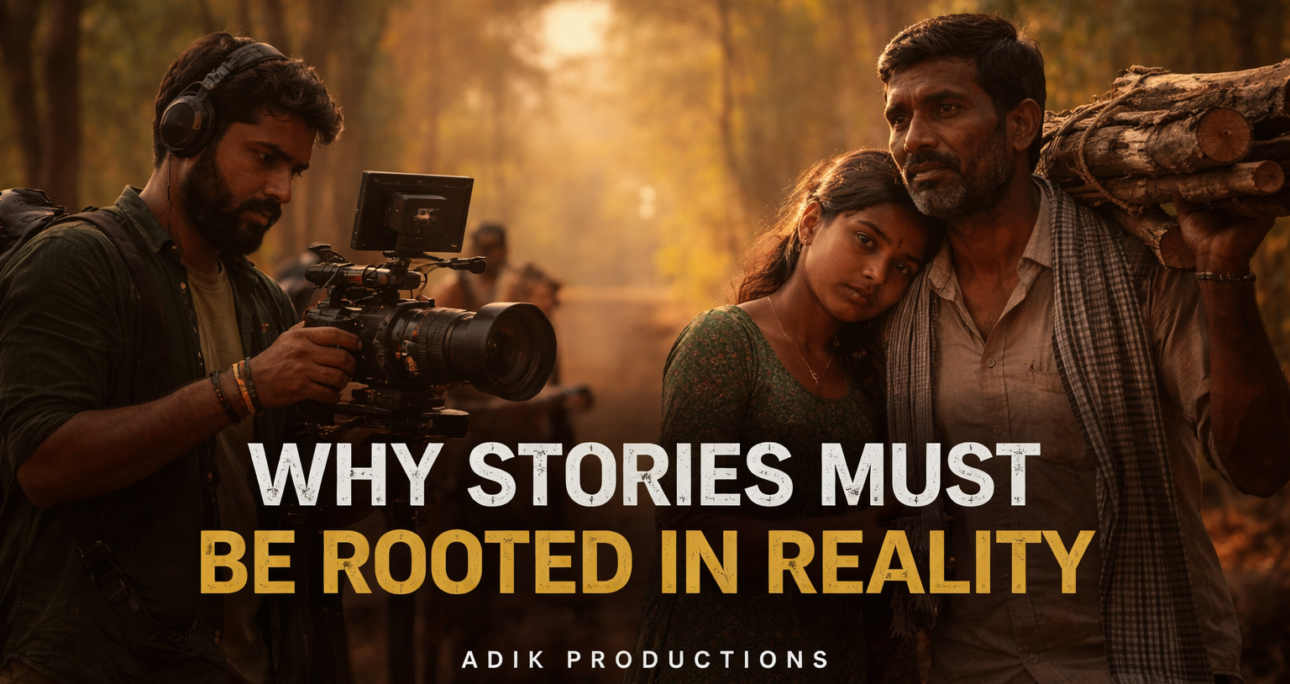 Why authentic, reality-rooted stories create deeper emotional impact in cinema. Discover ADIK Productions’ philosophy of honest storytelling.