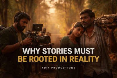 Why authentic, reality-rooted stories create deeper emotional impact in cinema. Discover ADIK Productions’ philosophy of honest storytelling.