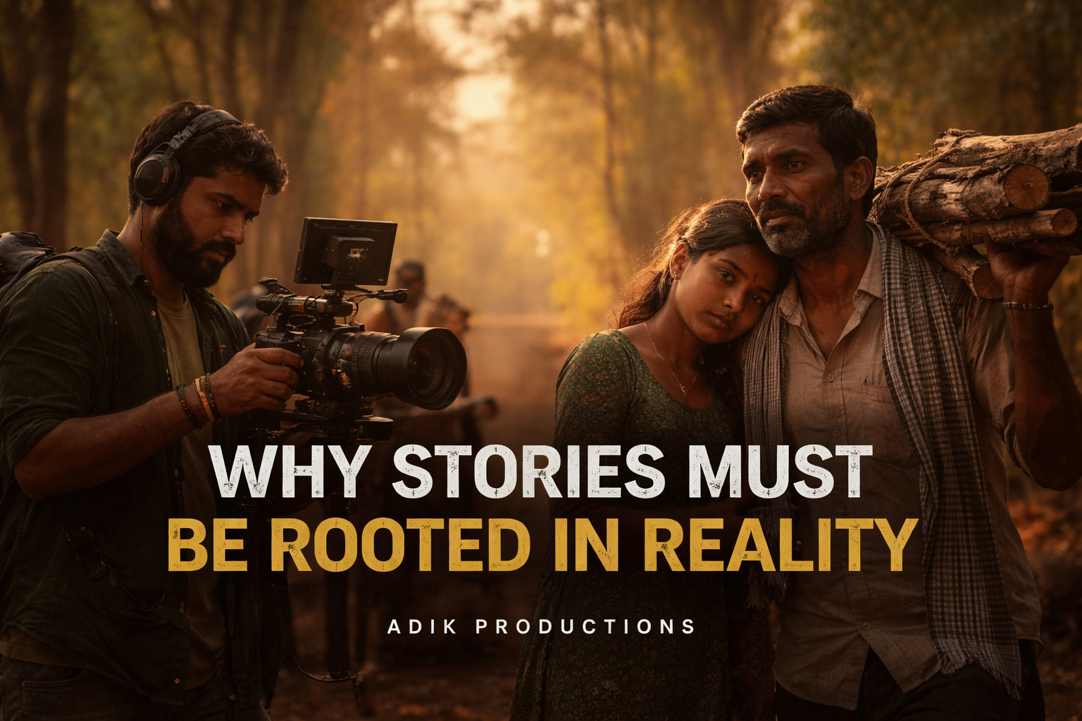 Why authentic, reality-rooted stories create deeper emotional impact in cinema. Discover ADIK Productions’ philosophy of honest storytelling.